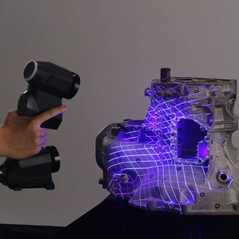 RigelScanPlus自動車部品の3D設計用高解像度3Dスキャナー