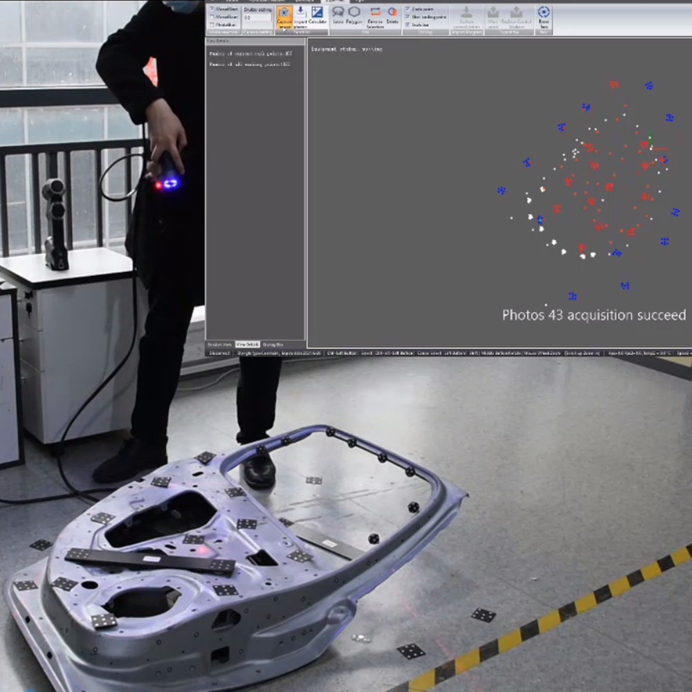 3D検査用のPhotoShotLite高速で正確な写真測量システム