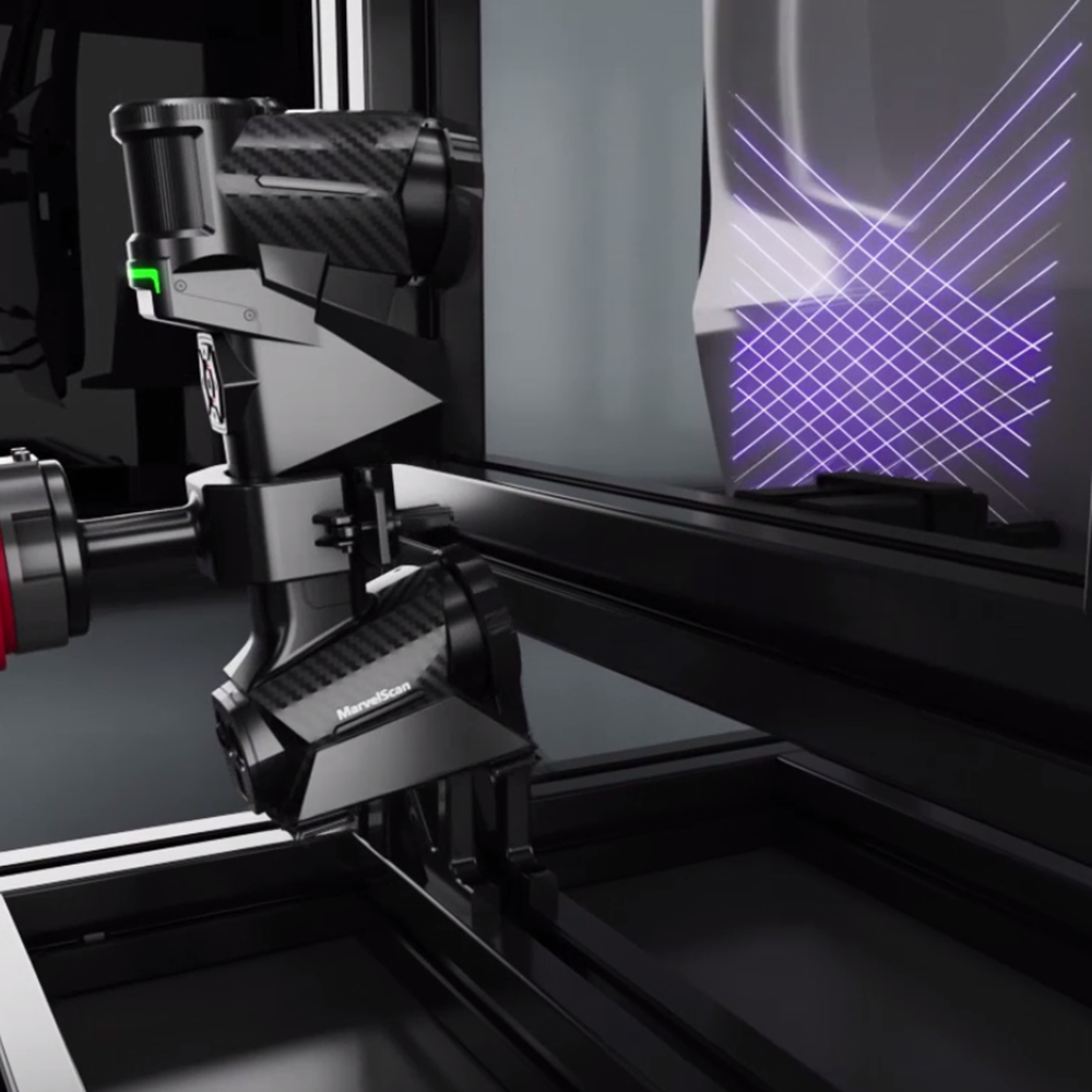 航空宇宙産業向けのMarvelScanGalaxyロボット化多用途3Dスキャンシステム